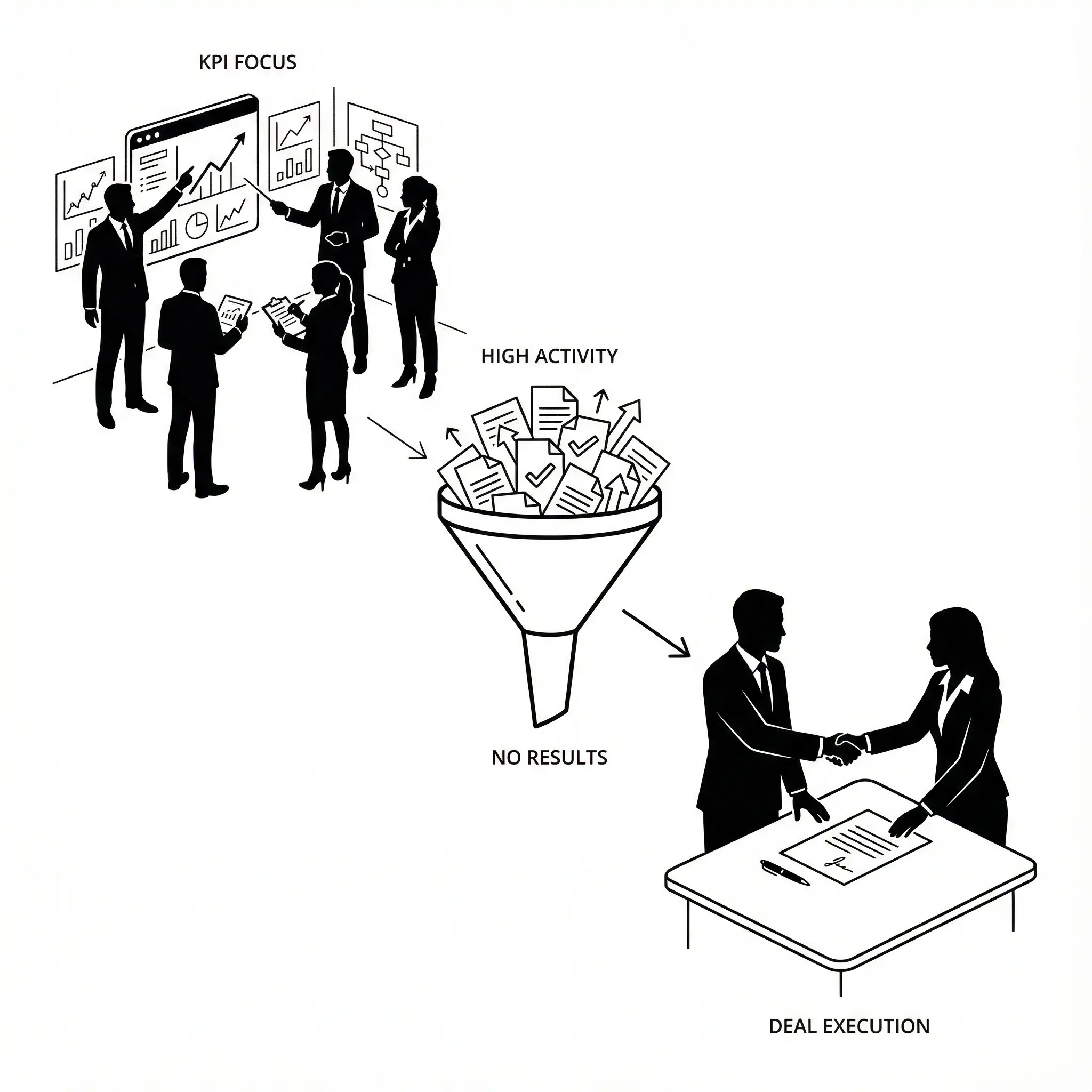 KPIs Don't Close Deals, Execution Does, a TEAMSolutions sales insight